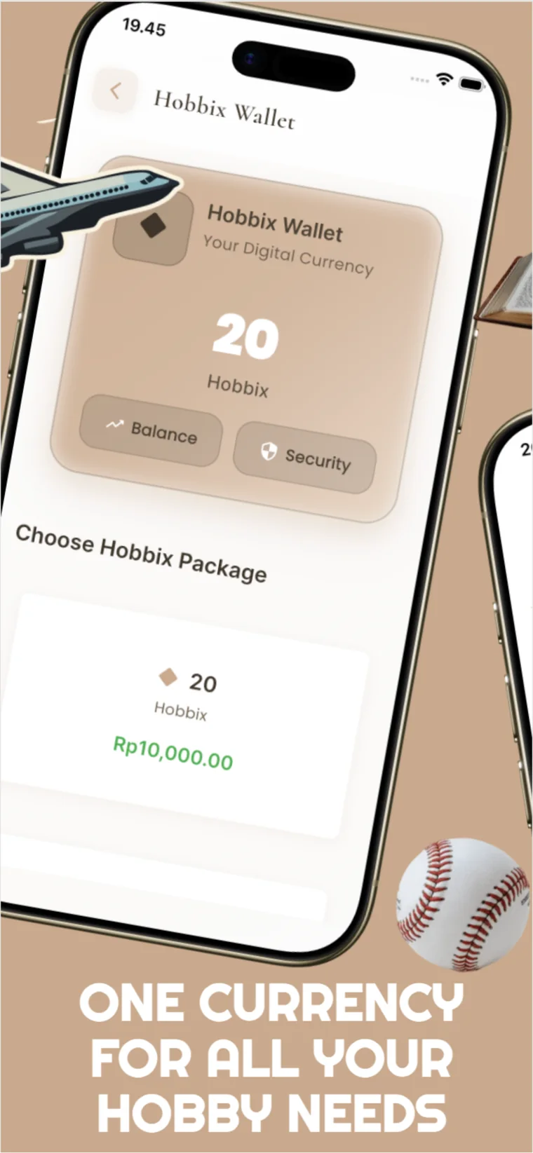 Hobbestie Hobbix wallet mockup for hobby needs